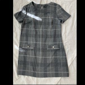 Plaid mini dress
